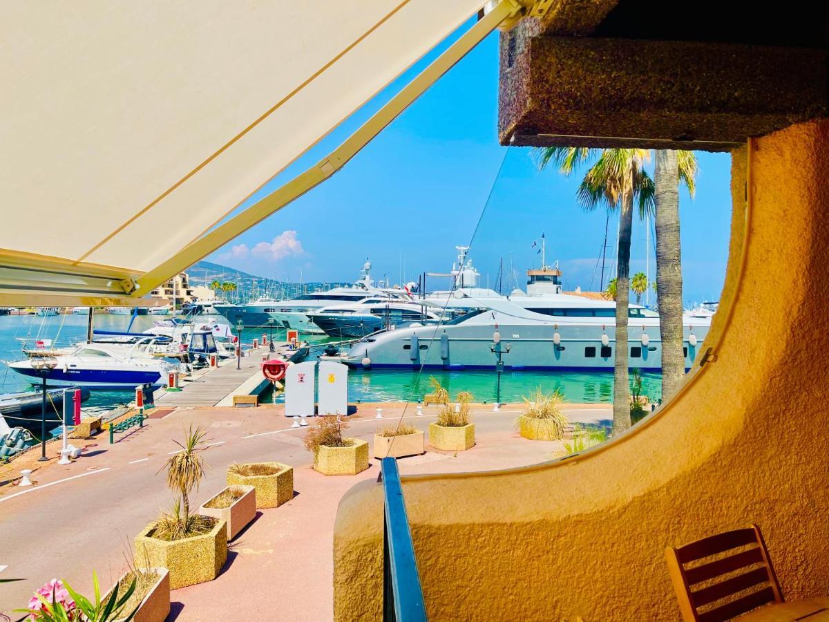 Yachts view, 100m Beach Saint-Tropez, Fiber Wifi High speed Appartement Cogolin Buitenkant foto